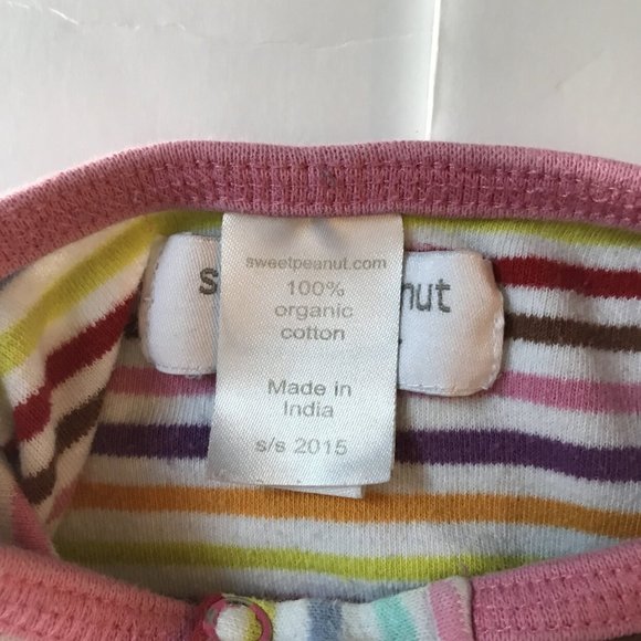 Sweet Peaunt 100% Organic Cotton Sleeper 18-24M - Picture 5 of 6